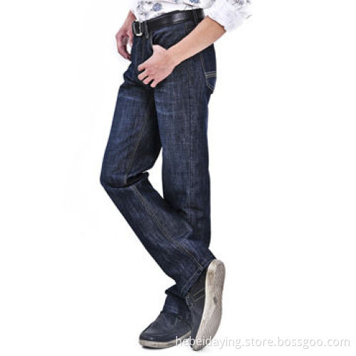 Men's Jeans, Made of 60% Cotton and 40% Polyester, with Adjustable Elastic Inside